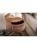 FineBuy Nachttisch in Braun / Sheesham / 40x40x60