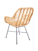 Beliani Esszimmerstuhl CANORA in Braun/Schwarz - (W) 64 x (H) 89 x (L) 62 cm
