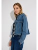 More & More kurze, kastige Boxy-Jeansjacke in denim