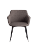 Angel Cerdá Stuhl 4005 in Grau/Schwarz – (B)60 x (H)77 x (T)59 cm