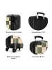 NoBoringSuitCases Suitcase, Handgepäck, Koffer, Trolley, Reisekoffer Kariertes Grün und