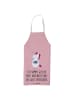 Mr. & Mrs. Panda Schürze Einhorn Fotograf mit Spruch in Rot Pastell