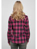 Urban Classics Long Sleeve Shirt in wildviolet/black