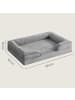 Feandrea Hundebett Blomfy in Hellgrau - (B)89 x (H)16 x (T)63 cm