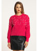 faina Damen Strickpullover in Rot