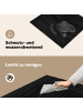 OnlyWow Herdabdeckplatte Holzoptik schwarz