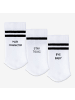 Occulto 3er Pack Statement Tennis Socken Leo in Sassy