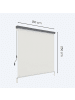 SONGMICS Seitenmarkise Sheld in Beige - (B)250 x (H)180 cm