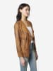 KOROSHI Offene jacke fÃ¼r damen im leder-look. in braun