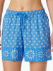 Schiesser Pyjamashorts Mix & Relax Web in aquarium