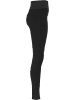 Urban Classics Urban Classics Damen Ladies Interlock High Waist Leggings in blk/blk