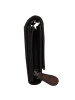 Greenburry Destressed Geldbörse RFID Schutz Leder 13 cm teak brown