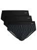 Calida Herren-Slip, 3er-Pack in schwarz