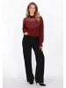 faina Women Sweater in burgundy