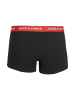 Jack & Jones 7er-Pack Boxershorts Basic Trunks Unterhosen Set JACVITO in Schwarz