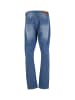 Carlo Colucci Carlo Colucci STRAIGHT JEANS PANTS DISTRESSED in mid blue