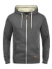 BLEND Kapuzensweatjacke in grau