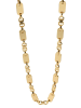 Adeliás Unisex Halskette – Plattenkette aus Edelstahl 55 cm in gold