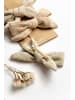 leevje Haarspangen Corduroy Bows Trio' in beige