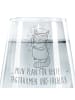 Mr. & Mrs. Panda Glas Waschbär mit Spruch in Transparent