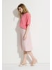 More & More dezent glänzender Kurzarmpullover in faded rose