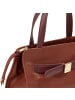 DuDu Schultertasche Leder 23 cm ziegelrot