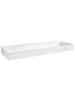 Beliani Waschbecken QUENKO in Weiß - (W) 120 x (H) 12 x (L) 46 cm