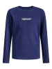 JACK & JONES Junior Langarmshirt JORBLEECKER MINIMAL TEE LS MNI in ocean cavern