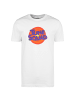 Mister Tee T-Shirt Space Jam Tune Squad Logo in weiß / orange