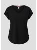 QS T-Shirt in 9999_schwarz