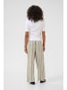 Kaffe Casual Hose KAmilia Loose fit in Moonstruck / Black Stripe