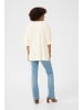 Cream T-shirt CRFria Oversize fit in Snow White