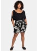 sheego Shirt in schwarz