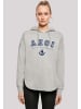 F4NT4STIC Oversized Hoodie Oversized Hoodie Ahoi Knut & Jan Hamburg in grau