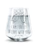 Mr. & Mrs. Panda Wasserglas Schildkröten Paar mit Spruch in Transparent