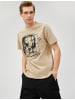 KOTON T-shirt in Beige