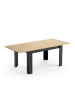 CALICOSY Tisch CRAFT in Helles - (W) 160  x (H) 77  x (L) 90  cm