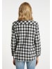 usha BLUE LABEL Damen Hemd in Schwarz Wollweiss