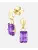 Vanlere Ohrhänger aus 375 Gelbgold mit Amethyst