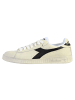 Diadora Game L Low Waxed Unisex-Sneaker aus Leder Weiß