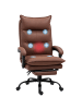 Vinsetto Massage-Bürostuhl-66L x 74B x 114-121,5H cm-Braun