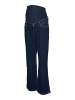 Vero Moda Umstandsjeans mit weitem Bein in Dark Blue Denim 1