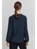 Oxmo Langarmbluse OXElvy in Dunkelblau