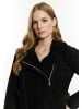 DreiMaster Vintage Damen Bikerjacke Aus Leder in Schwarz