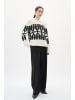 InWear Langarm TEIIW Boyfriend fit in LIGHT LUREX FAIRISLE