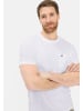 Camel Active T-Shirt mit Brusttasche in Weiß