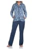 NORMANN langarm Hausanzug Homewear Herz - 82194 in marine