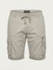 KOROSHI Herren cargo baumwollshorts in grau