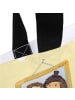 Mr. & Mrs. Panda Tote Bag Igel Familie ohne Spruch in Gelb Pastell