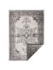 NORTHRUGS In- & Outdoor Wendeteppich Borbon schwarz creme